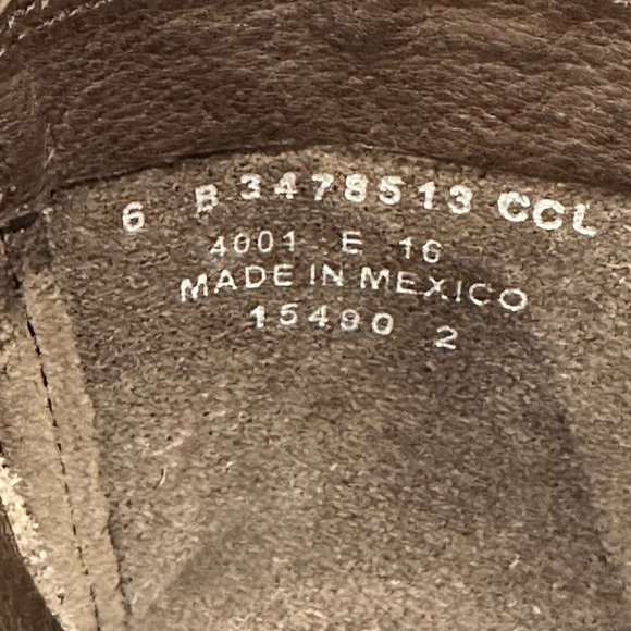 Frye Natalie Engineer Short Boots Brown Leather Buckle Western Size 6 Boho Chic - Picture 11 of 13